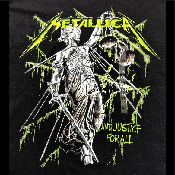 Other - SOLD🎉Metallica And Justice For All Tshirt Med NWT